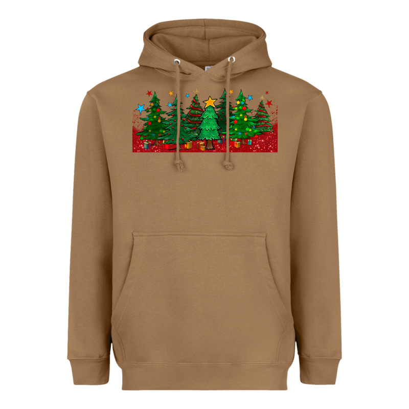 Christmas Trees Libbey Glass Heavyweight Hoodie by BundleAndBundleShop | Teevron