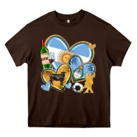Argentina  Hearts Heavy Core Tee | Teevron