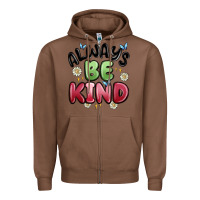 Chestnut always be kind Zipper Hoodie - MaliasSmallBusiness