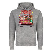 Cloud Rock valentine's day truck farm animals cupid xoxo Vintage Hoodie - FaDigitalArtStudio