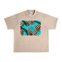 French Oak race day turquoise background Urban Heavy Tee - AdoDesignShop