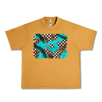 Peanut Butter race day turquoise background Urban Heavy Tee - AdoDesignShop