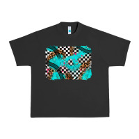Pigment Black race day turquoise background Urban Heavy Tee - AdoDesignShop
