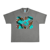 Tornado race day turquoise background Urban Heavy Tee - AdoDesignShop