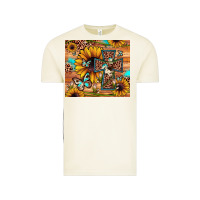 Vintage Arctic cross sunflower butterfly Vintage Tee - JahusDesignShop