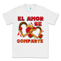 White el amor se comparte with churros Classic Tee - AdoDesignShop