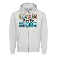 Stronger Than The Storm Zipper Hoodie | Teevron