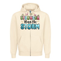 Sandshell stronger than the storm Zipper Hoodie - MaliasSmallBusiness