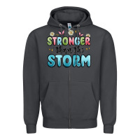 Smoke stronger than the storm Zipper Hoodie - MaliasSmallBusiness