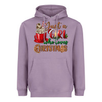 Lavender just a girl who loves christmas Heavyweight Hoodie - BundleAndBundleShop