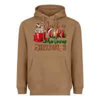 Toasted Coconut just a girl who loves christmas Heavyweight Hoodie - BundleAndBundleShop
