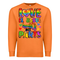Carrot love is about hearts not parts Premium Sweatshirt - LillyAllenDesigns
