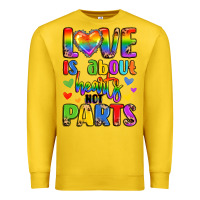 Lemon love is about hearts not parts Premium Sweatshirt - LillyAllenDesigns
