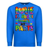 True Royal love is about hearts not parts Premium Sweatshirt - LillyAllenDesigns