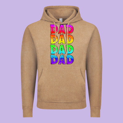 Lgbtq Dad Vintage Hoodie Designed By Hra Design Shop