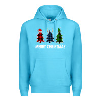 Ocean Blue Merry Christmas Premium Hoodie - Bettercallsaul
