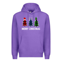 Purple Merry Christmas Premium Hoodie - Bettercallsaul
