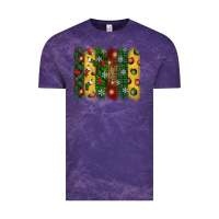Cloud Purple christmas brushstroke Vintage Tee - BundleAndBundleShop
