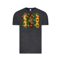 Vintage Black christmas brushstroke Vintage Tee - BundleAndBundleShop
