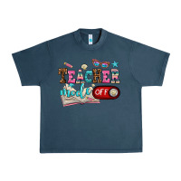 Midnight Navy teacher mode off Urban Heavy Tee - AdoDesignShop