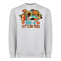 Heather Grey pre k let's do this Heavyweight Sweatshirt - JahusDesignShop