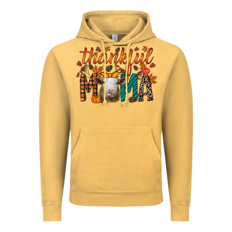 Thankful Mama Sheep Vintage Hoodie by RacoonDesign | Teevron