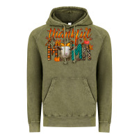 Vintage Olive thankful mama sheep Vintage Hoodie - RacoonDesign