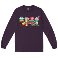 Plum teacher fuel coffee cups Long Sleeve Tee - Jasminsmagicworld