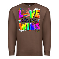 Chestnut love always wins Premium Sweatshirt - LillyAllenDesigns