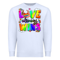 White love always wins Premium Sweatshirt - LillyAllenDesigns