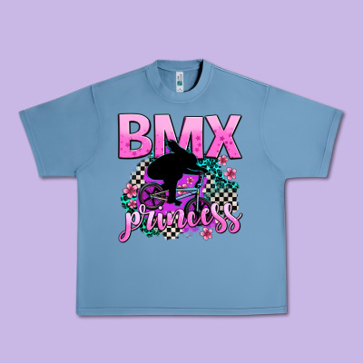 Bmx Princess Urban Heavy Tee Designed By Adodesignshop
