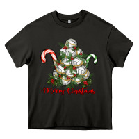 Asphalt Merry Christmas Volleyball Heavy Core Tee - RanaPortraitStore
