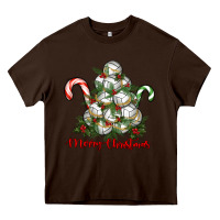 Merry Christmas Volleyball Heavy Core Tee | Teevron