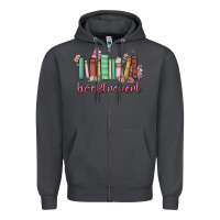 Smoke booktrovert Zipper Hoodie - MaliasSmallBusiness