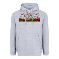 Heather Grey just a girl who loves christmas libbey glass Heavyweight Hoodie - BundleAndBundleShop