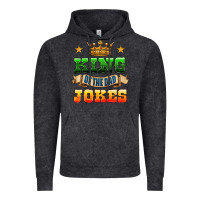 Vintage Black king of the jokes Vintage Hoodie - HRA Design Shop