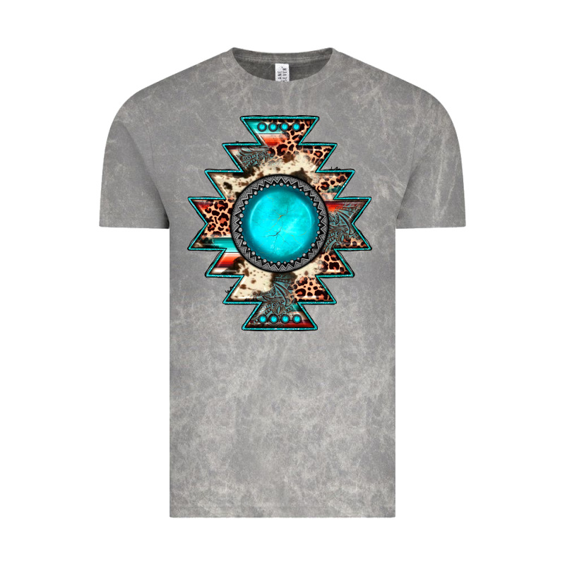 Aztec Leopard Turquoise Gemstone Vintage Tee by JahusDesignShop | Teevron