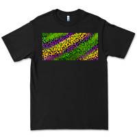 Black Mardi Gras Leopard Premium Tee - RanaPortraitStore