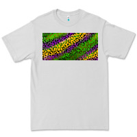 Dove Grey Mardi Gras Leopard Premium Tee - RanaPortraitStore