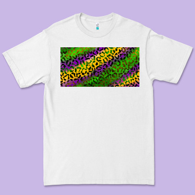 Premium Tee Mardi Gras Leopard