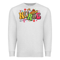 Oatmeal Heather mexican spanish nurse Premium Sweatshirt - LillyAllenDesigns