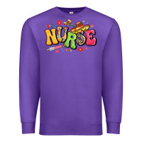 Purple mexican spanish nurse Premium Sweatshirt - LillyAllenDesigns