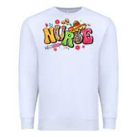 White mexican spanish nurse Premium Sweatshirt - LillyAllenDesigns