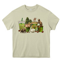 Mossy bear coffee cups Heavy Core Tee - texasbilliewilder