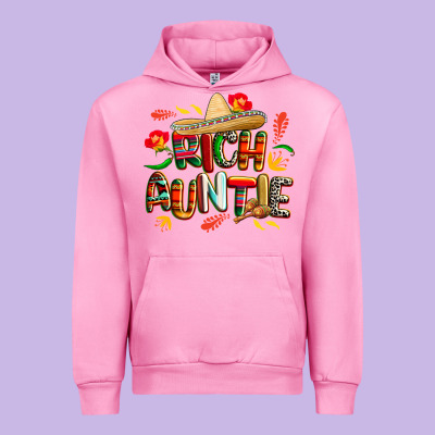 Cinco De Mayo Rich Auntie Urban Hoodie Designed By Cowgirlartshop