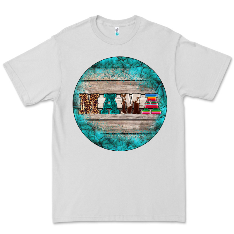 Western Turquoises Mama Ornament Premium Tee by BarkalooDesign | Teevron
