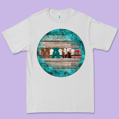 Western Turquoises Mama Ornament Premium Tee Designed By Barkaloodesign
