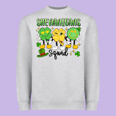 Shenanigans Squad Heavyweight Sweatshirt Designed By Artiststas