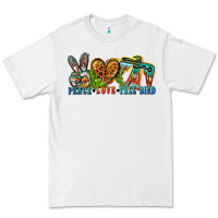 White peace love free bird Premium Tee - Zillion Design Studio
