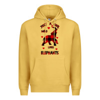 Antique Gold Just a girl who loves Elephants - Elephant Premium Hoodie - Bettercallsaul